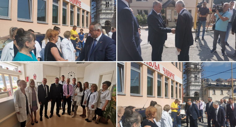 VIŠKOVIĆ U ČAJNIČU Posjetio crkvu Uspenja Presvete Bogorodice i Dom zdravlja (FOTO)