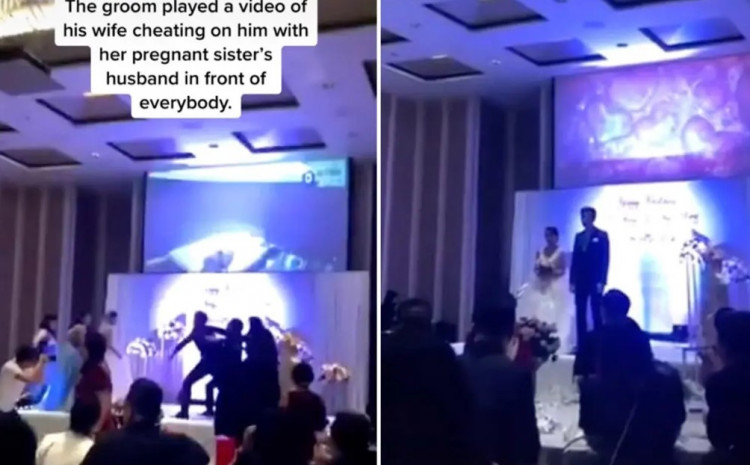 OSRAMOTIO JE Mladoženja na vjenčanju pustio intimni video mlade sa mužem njene trudne sestre (VIDEO)