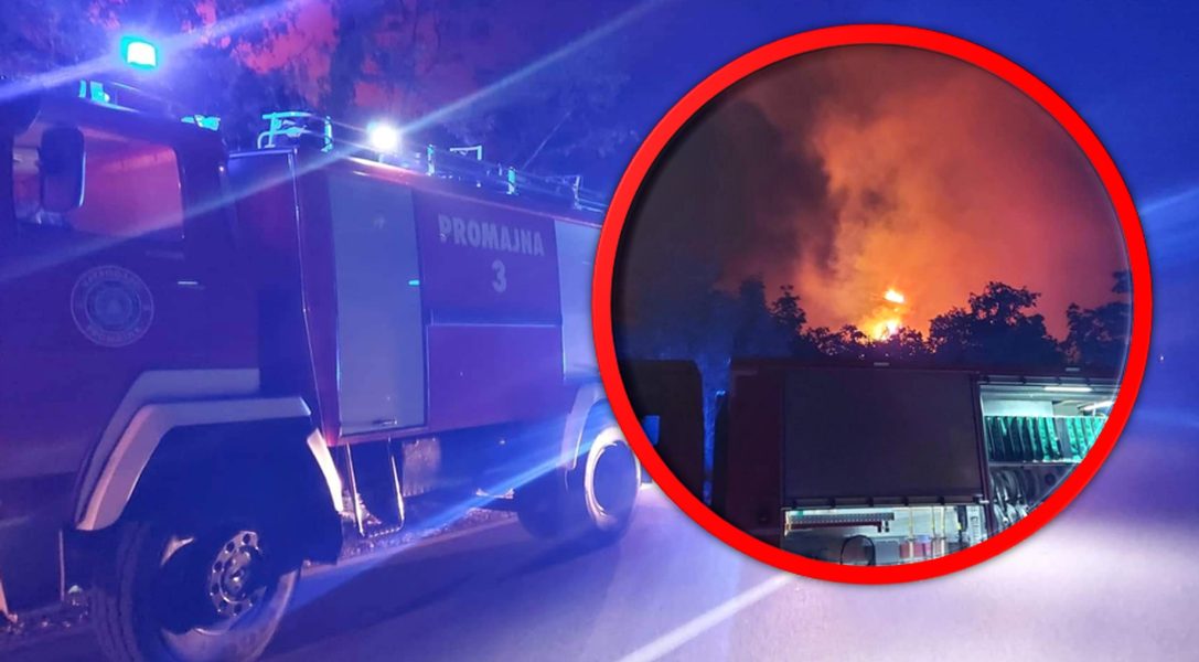 VELIKI POŽAR U DALMACIJI Na terenu 32 vatrogasca, požar gase i kanadera (FOTO/VIDEO)