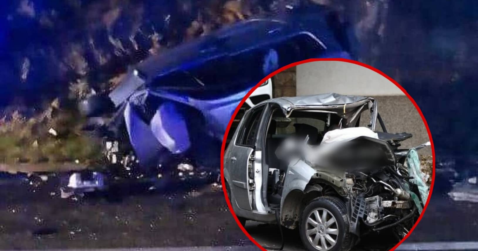 ŠOKANTNE FOTOGRAFIJE SMRSKANIH VOZILA Automobili iz saobraćajne nesreće u kojoj su poginule 4 osobe uništeni u potpunosti (FOTO)