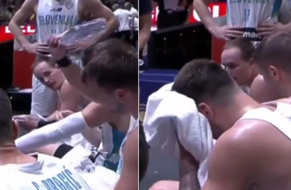 LUKA DONČIĆ "PODIVLJAO" ZBOG PORAZA OD BiH Psovao i bacao flašu na klupi, nije očekivao poraz (VIDEO)