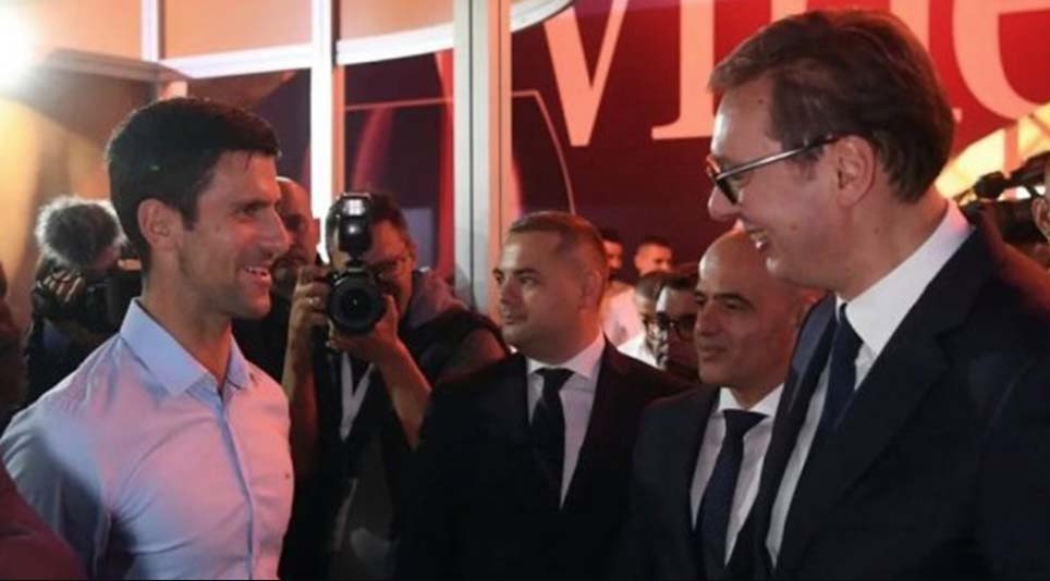 VUČIĆ I ĐOKOVIĆ SE SUSRELI NA SAJMU VINA "Da ih pobjeđuješ bar još pet godina"