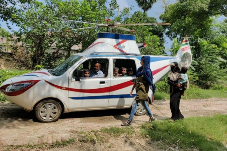IZNAJMLJUJE GA ZA SVADBE Pretvorio automobil u helikopter