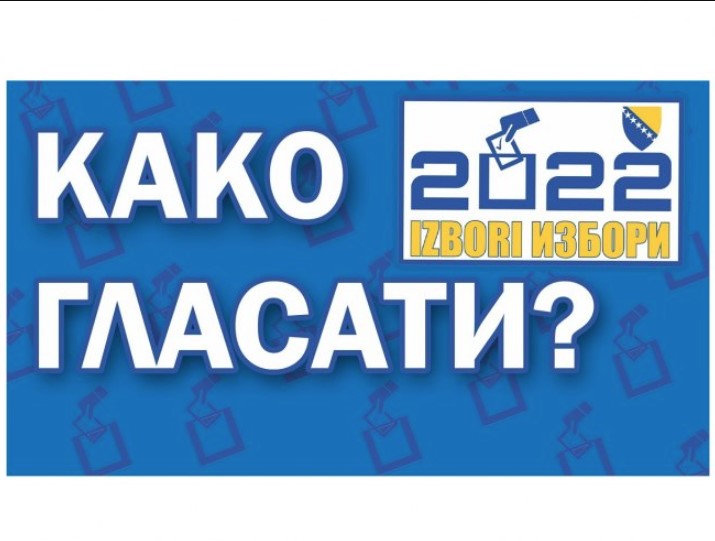 CENTRALNA IZBORNA KOMISIJA BIH Pokrenuta kampanja "Kako glasati?" (VIDEO)