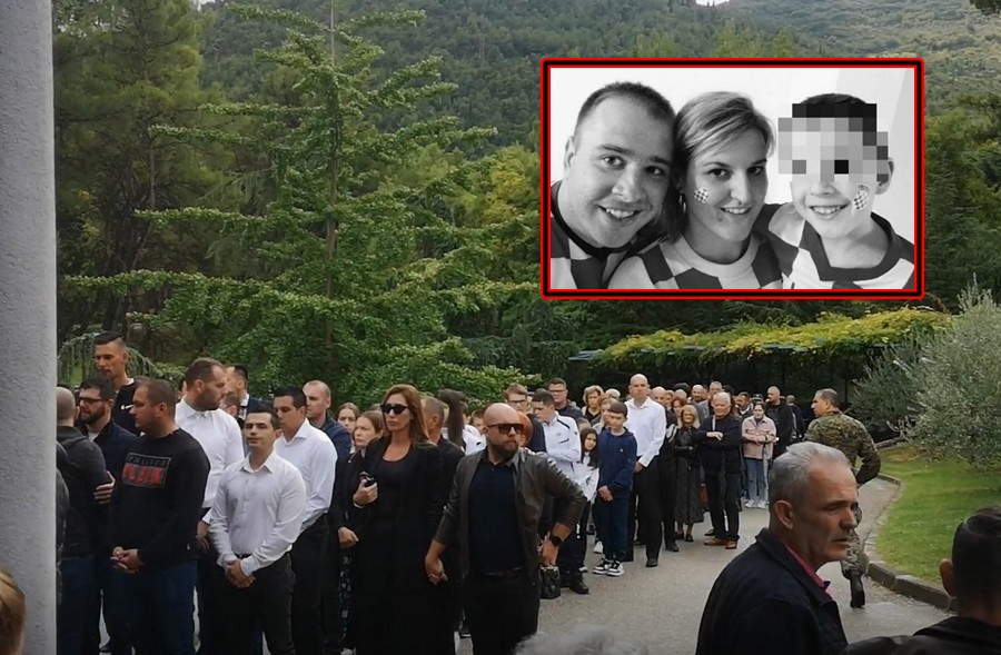 RIJEKA LJUDI SE SLILA U MOSTAR Posljednji ispraćaj porodice Krstić, bolna tišina odzvanja Bijelim Brijegom (FOTO)