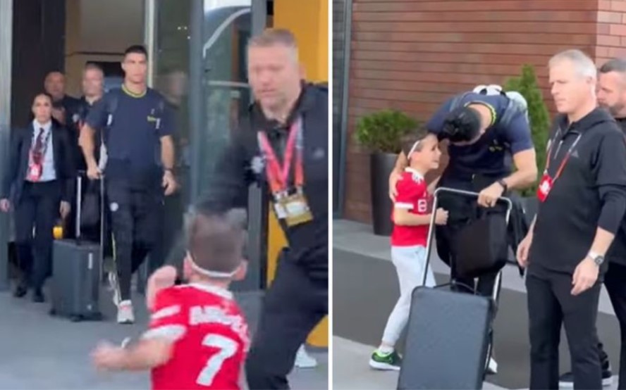 KAKAV PRIZOR Dječak se zaletio na Ronalda, obezbjeđenje skočilo na njega, a onda je Kristijano pokazao veličinu (VIDEO)