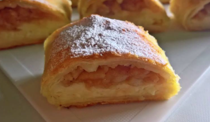 FANTASTIČNA POSLASTICA Štrudla sa jabukama i vanil kremom (VIDEO)