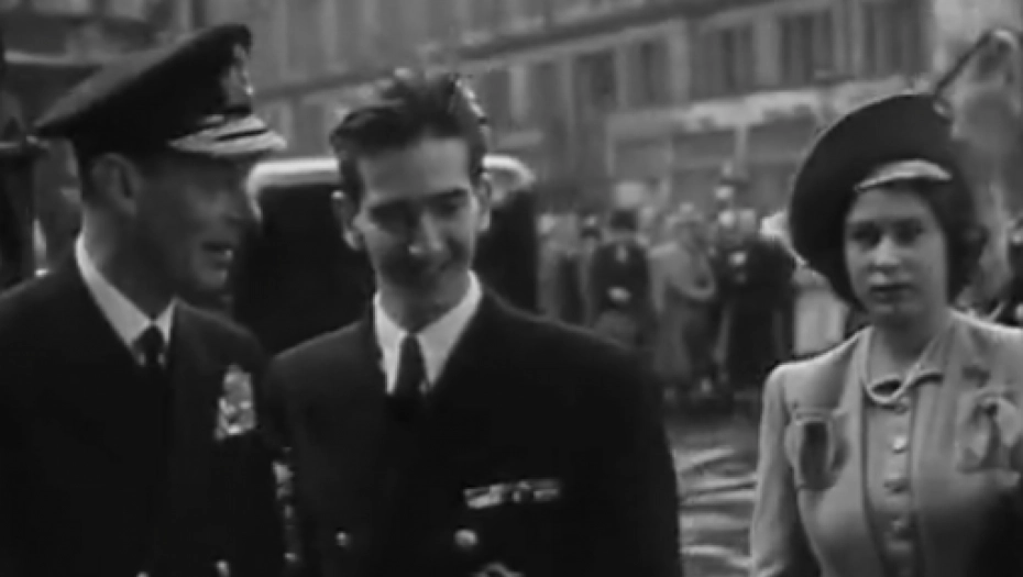 KRALJICA SVJEDOK ISTORIJE! Nevjerovatan snimak - Elizabeta se upoznaje sa kraljem Petrom 1945. godine (VIDEO)