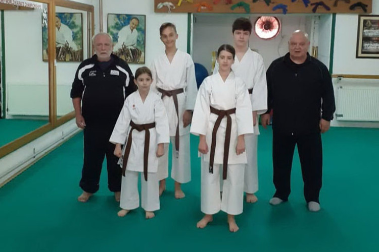 Škola karatea Karate kluba Šotokan: "Ponosni smo na četiri nova crna pojasa"