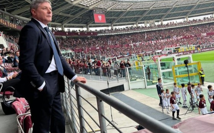 PIKSI SA SUPRUGOM NA DERBIJU TORINA I JUVEA Selektor Srbije se družio i sa legendom "Stare dame" (FOTO)