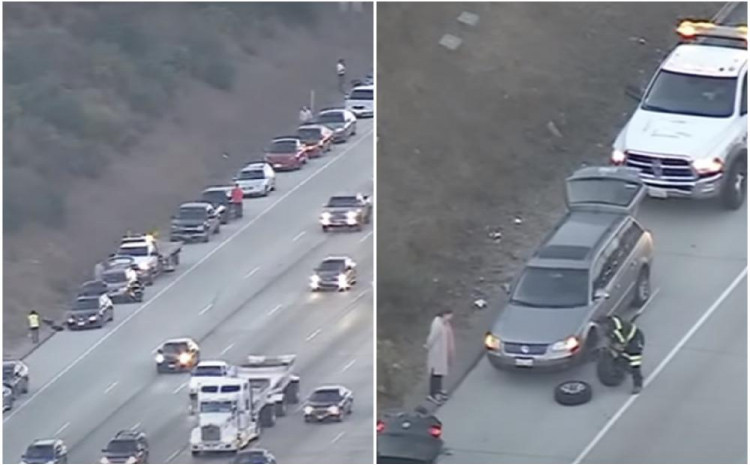 KOLAPS U SAOBRAĆAJU Kutija s ekserima pala s kamiona, 36 automobila s izbušenim gumama (VIDEO)