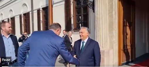 SASTANAK U BUDIMPEŠTI Orban srdačno dočekao Dodika (VIDEO)