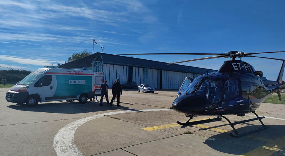 ŽIVOT I BUDUĆNOST BEBE NAJVAŽNIJI Helikopterskim servisom RS transportovano novorođenče u Beograd