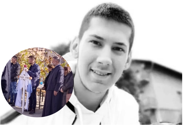 POTRESAN PRIZOR U DVORIŠTU TUGE Na mjestu gdje se nekada Mladen Dulić bezbrižno fotografisao, juče je stajao ovaj simbol kao opomena svima (FOTO)
