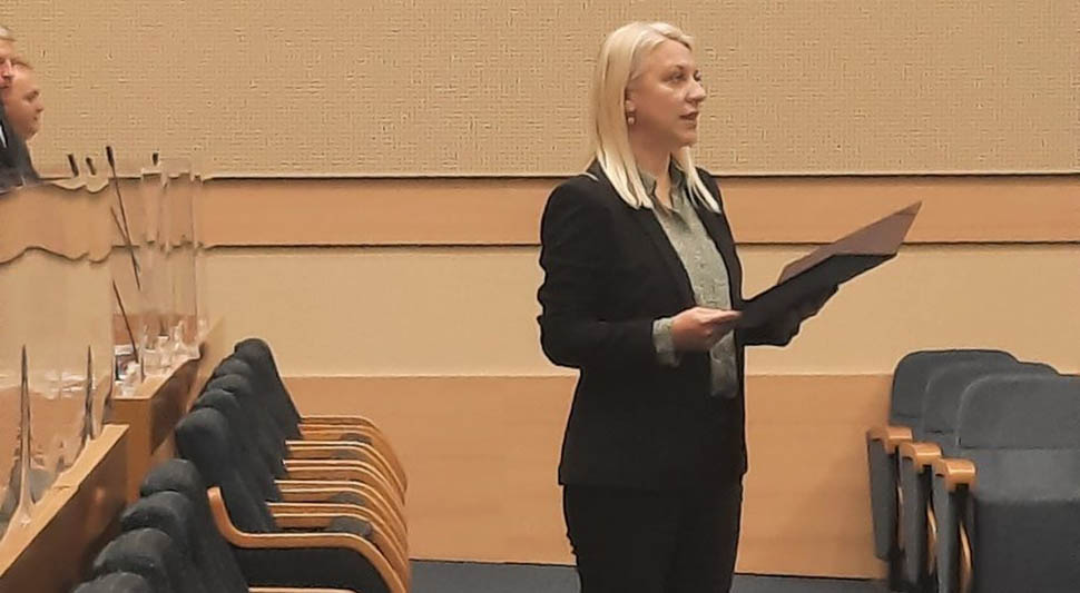 NAJKRAĆI POSLANIČKI MANDAT Nevenka Marilović kao poslanik SDS-a