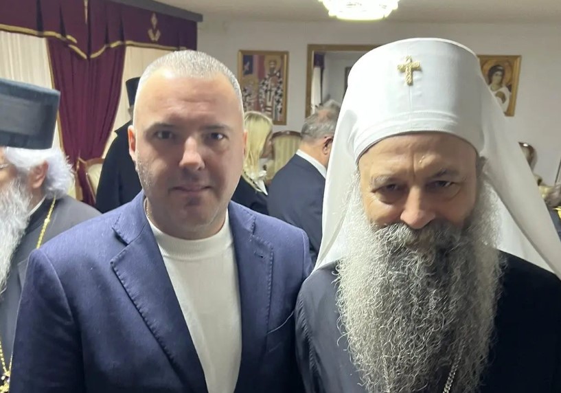 "KOSOVO JE NAŠA KOLIJEVKA" Siniša Vidović sa ustoličenja patrijarha Porfirija poslao snažnu poruku srpskom narodu (FOTO)