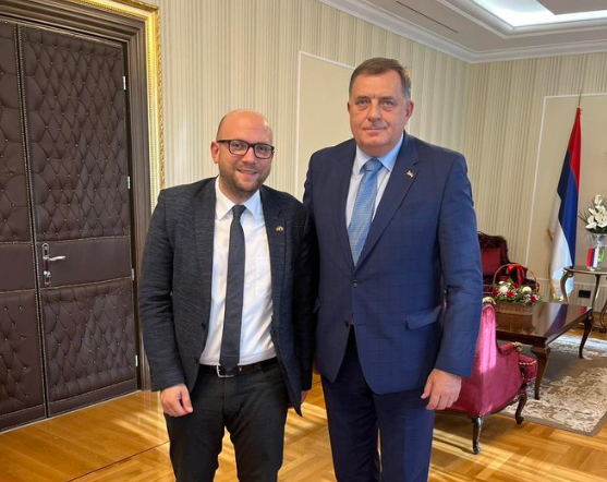 SRPSKA SPREMNA DATI DOPRINOS BERLINSKOM PROCESU Dodik sa njemačkim specijalnim predstavnikom za zapadni Balkan