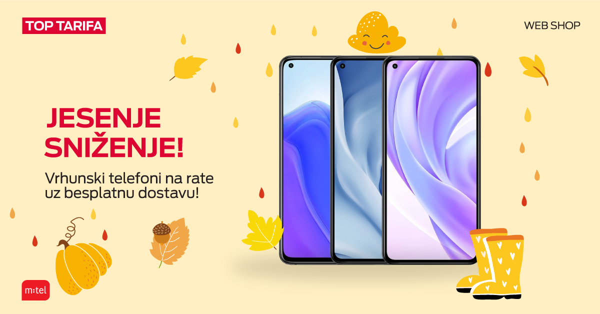 JESENJE SNIŽENJE! Vrhunski telefoni na rate uz besplatnu dostavu