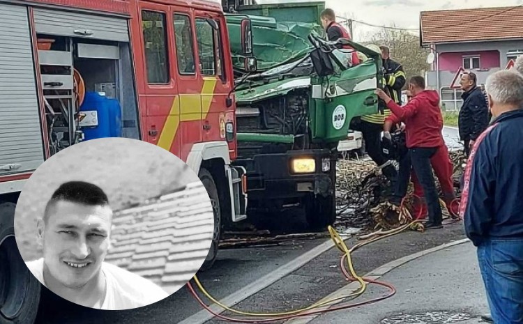 (UZNEMIRUJUĆI VIDEO) Pojavio se snimak nesreće u kojoj je poginuo vozač kamiona na kojeg je palo drvo