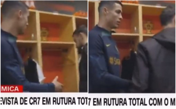 RASKOL U REREZENTACIJI PORTUGALA PRED SP Ronaldo je pružio ruku, a Fernadešova reakcija obišla obilazi svijet (VIDEO)