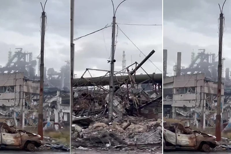 AZOVSTAL JE BIO POSLJEDNJE UTVRĐENJE UKRAJINACA Pogledajte kako danas izgleda čeličana (VIDEO)