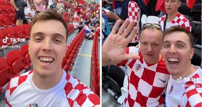 ČODA GLEDAO UTAKMICU HRVATSKE U DRESU SA ŠAHOVNICOM Evo kakva je bila reakcija njihovih navijača (VIDEO)