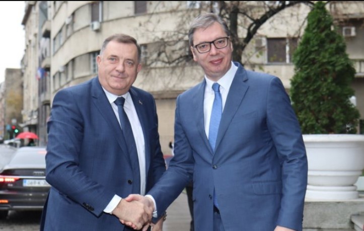SASTALI SE DODIK I VUČIĆ "Nismo Englezi" (FOTO)