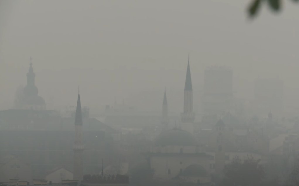 Sarajevo i večeras u vrhu svjetske liste po zagađenosti vazduha