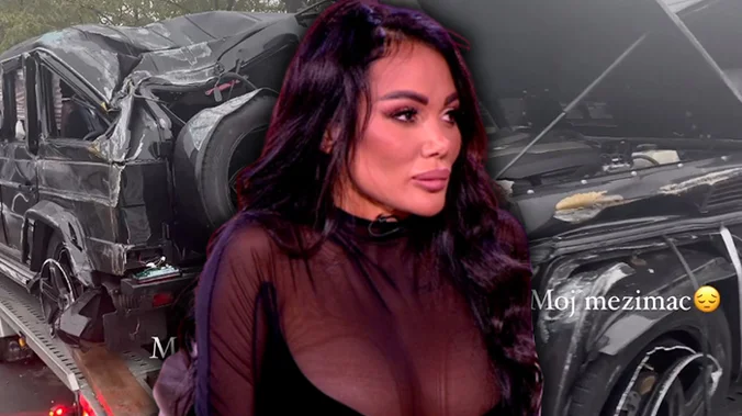 TAMARA ĐURIĆ SLUPALA AUTO OD 200.000 KM Starleta se oglasila nakon udesa, pa objasnila šta se desilo (FOTO)