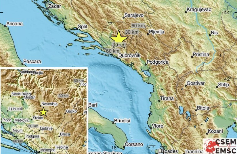 DOBRO ZATRESLO Novi zemljotres u Hercegovini