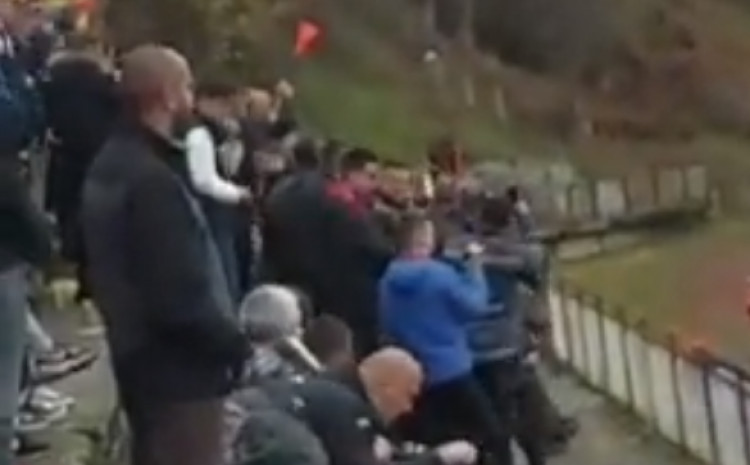 NESVAKIDAŠNJI PRIZORI Navijači uz motornu pilu podržavali svoju ekipu u Kupu RS (VIDEO)