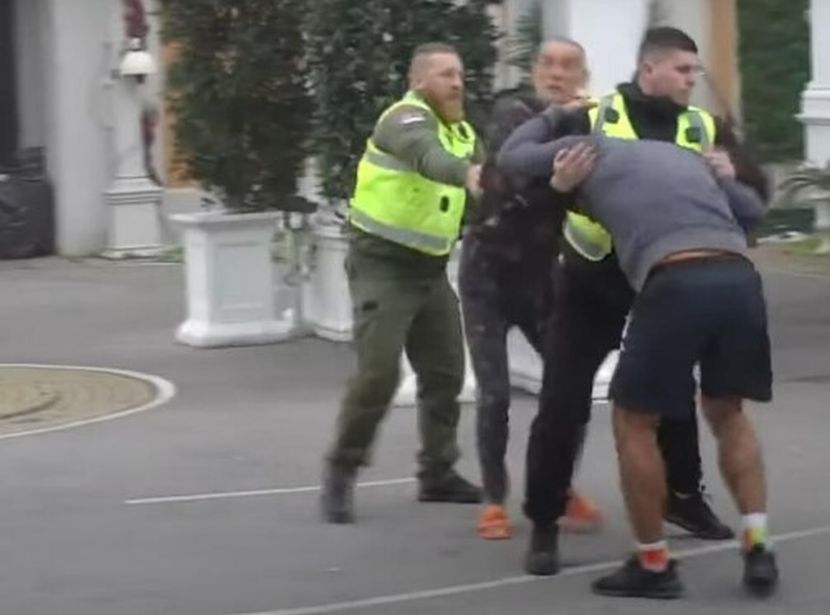HITNO REAGOVALO OBEZBJEĐENJE Lepi Mića nasrnuo na Uroša Ćertića