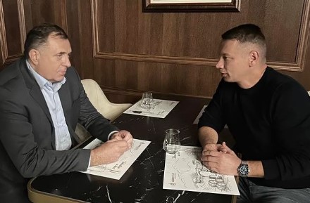 ZAJEDNO JAČAJU REPUBLIKU SRPSKU Nenad Nešić razgovarao s Miloradom Dodikom (FOTO)