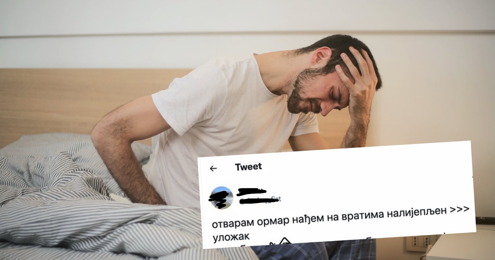 OTVORIO ORMAR I PRONAŠAO NATOPLJEN ULOŽAK ZALIJEPLJEN NA VRATIMA Srbin pomislio da mu djevojka "baca magiju", a onda je uslijedio šok (FOTO)