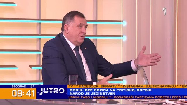 DODIK O SITUACIJI NA KOSOVU Predsjednik Srpske poručio: "Jedinstvo je naš odgovor na pritiske Zapada"