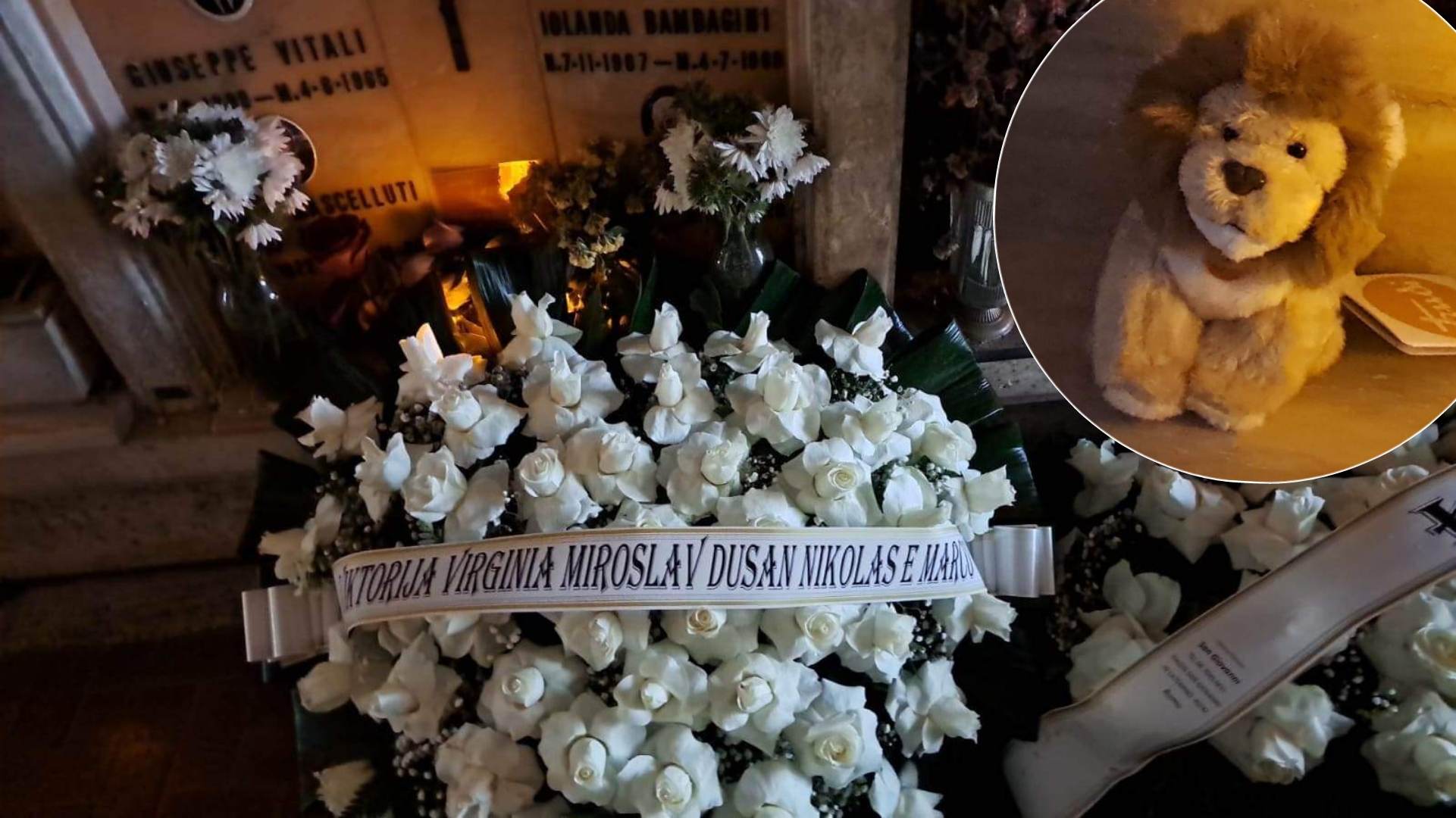 OVDJE JE SAHRANJEN SINIŠA MIHAJLOVIĆ Bijele ruže, unukina plišana igračka i potresna poruka porodice uklesana na spomenik!