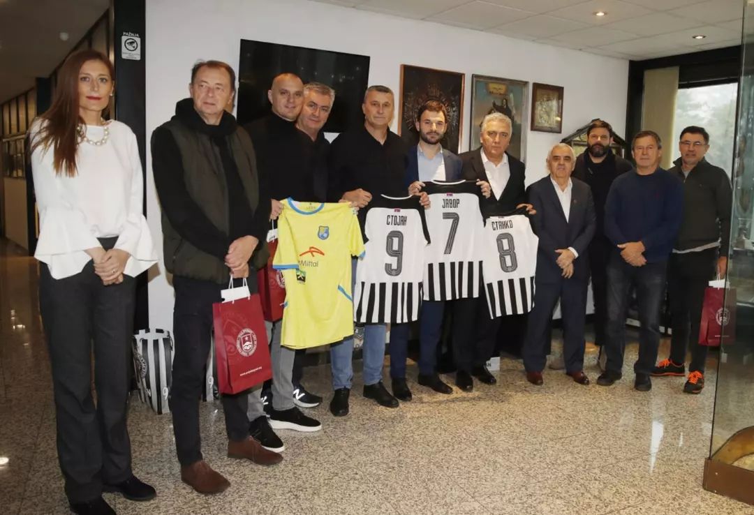 VELIKI DAN ZA PRIJEDORČANE Protokol o saradnji FK Partizana i FK Rudar