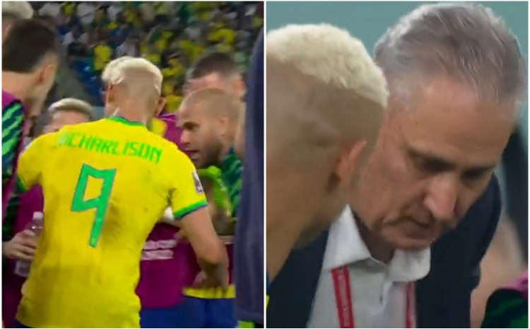 HIT PROSLAVA BRAZILACA Ričarlison nakon gola otrčao do selektora, Tite zaplesao sa igračima (VIDEO)