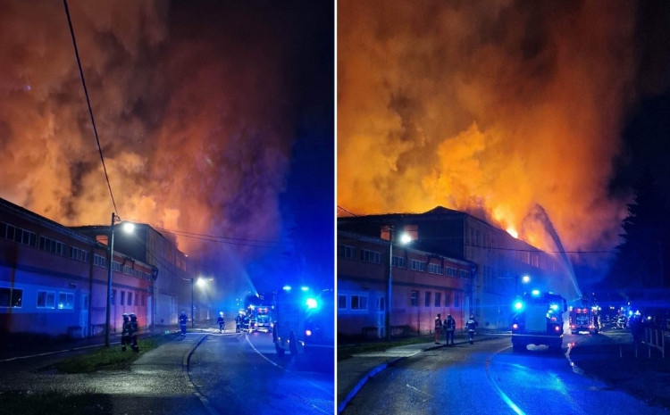STRAVIČAN POŽAR U HRVATSKOJ Vatrena buktinja progutala skoro cijelu zgradu (FOTO)