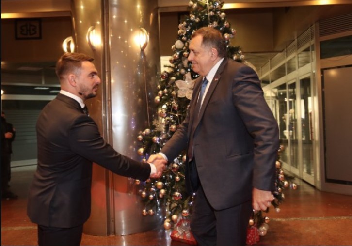 BOŽIĆNI PRIJEM U BANJALUCI Predsjednik RS Milorad Dodik kod potpredsjednika Davora Pranjića: "Republika Srpska poštuje identitet svih"