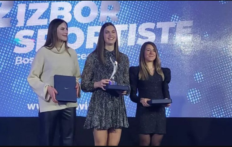 VELIKO PRIZNANJE ZA VELIKU USPJEH Oglasila se Lana Pudar nakon što je proglašena sportistom godine