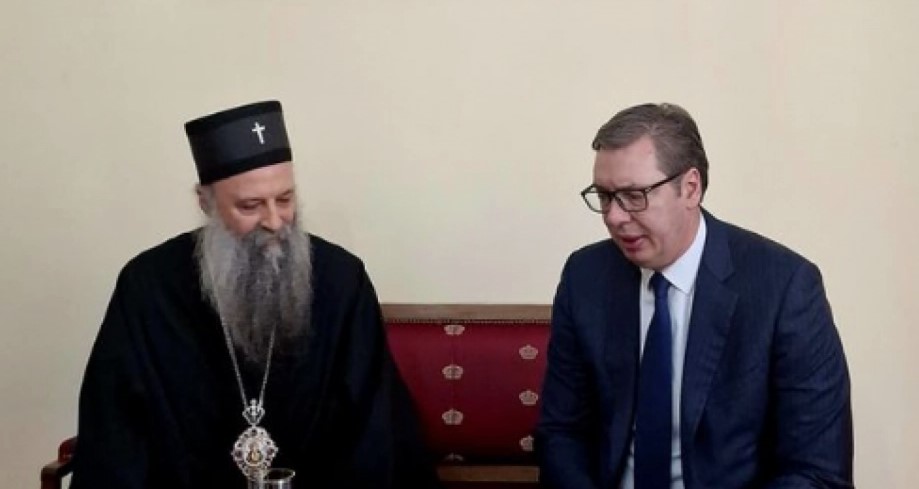 VUČIĆ SA PATRIJARHOM PORFIRIJEM: "Zamislite da neko papi zabrani da uđe u Vatikan"