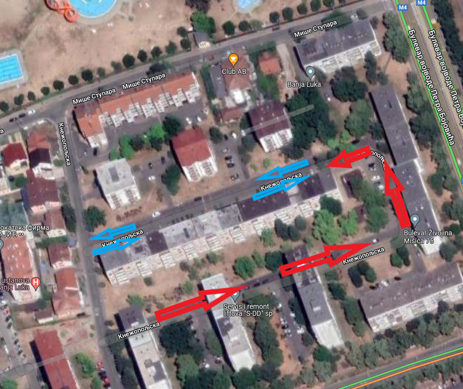 VOZAČI, OBRATITE PAŽNJU Uspostavljen jednosmjerni saobraćaj na nekoliko lokacija u Banjaluci (FOTO)