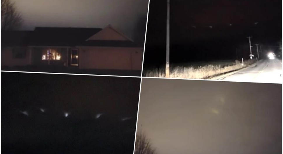 GRAĐANI ZABILJEŽILI ČUDNE SVIJETLEĆE OBJEKTE Misteriozne pojave na nebu