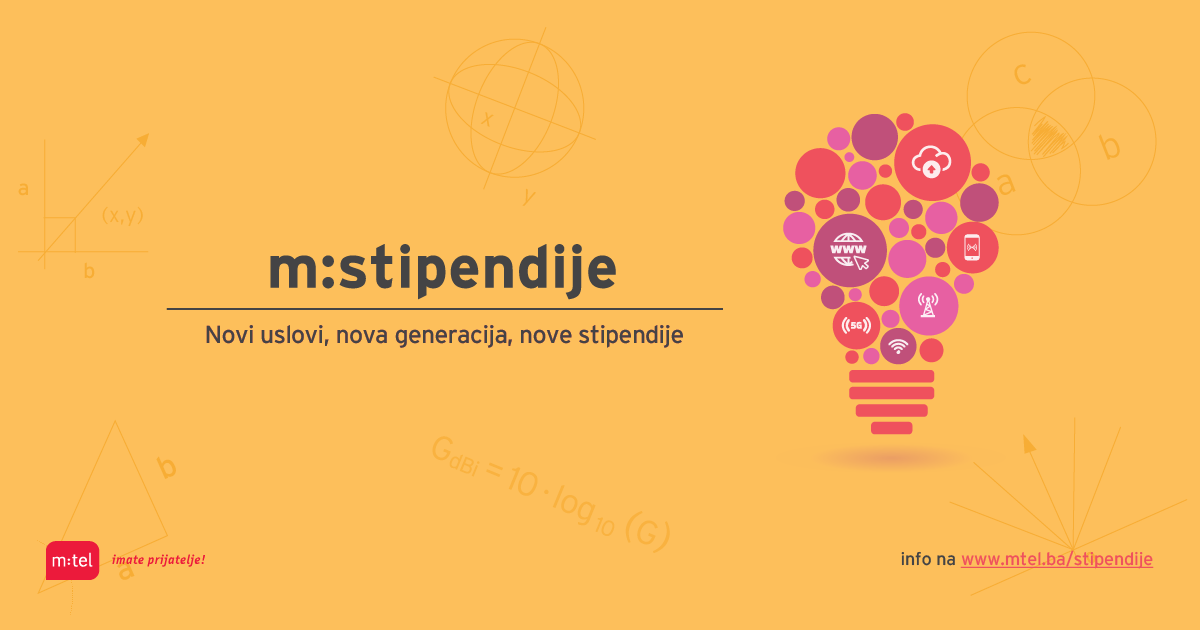 NOVI USLOVI, NOVA GARANCIJA Trinaesti konkurs za m:stipendije ove godine otvoren je 1. decembra