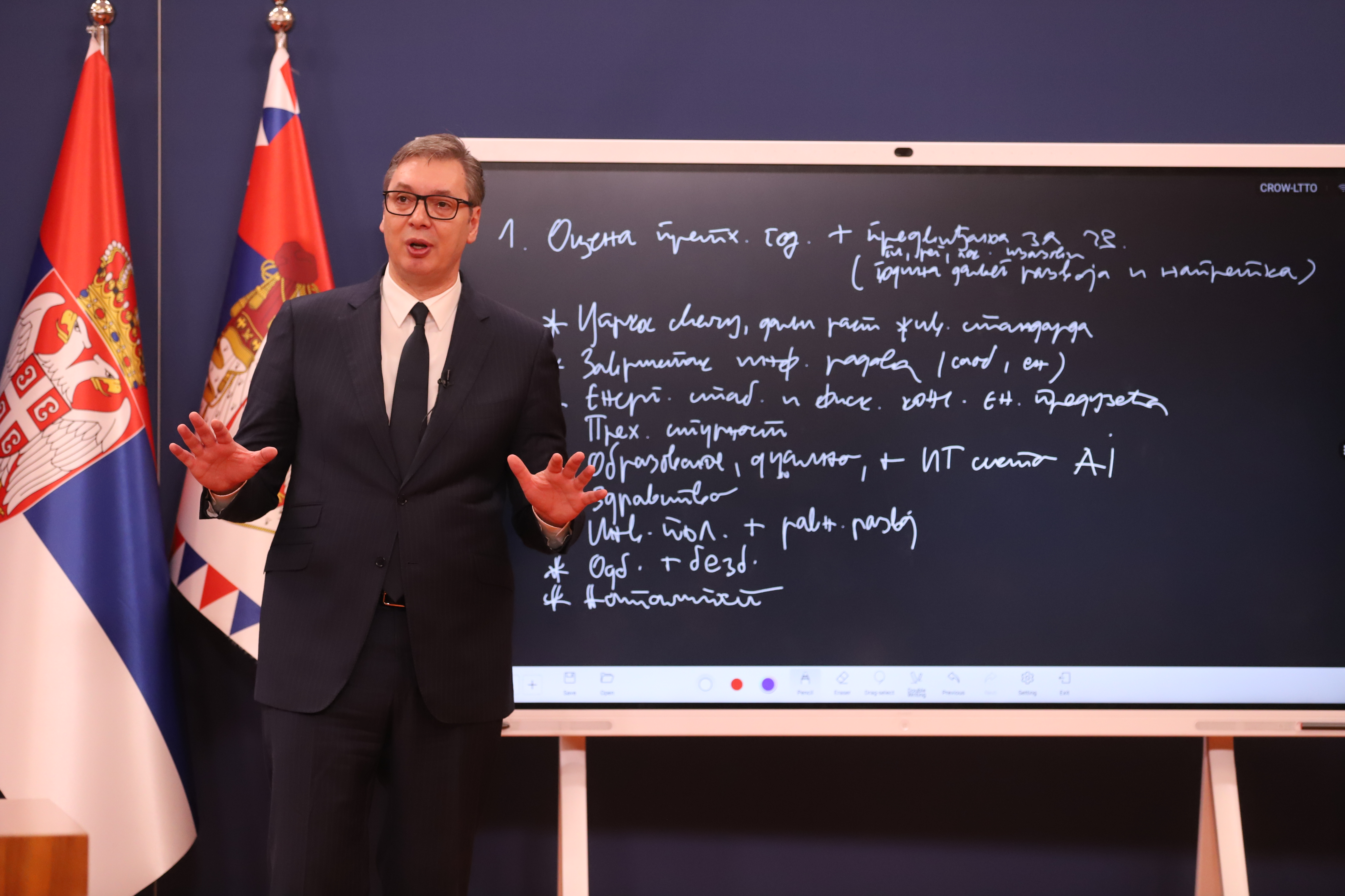 SRBIJA JE U IZUZETNO DELIKATNOJ SITUACIJI Vučić predstavio politiku zemlje u deset tačaka (VIDEO)