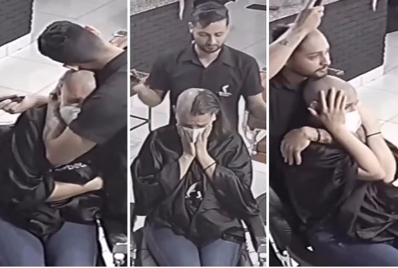 "NIKO SE NE BORI SAM!" Frizer oduševio potezom tokom šišanja djevojke oboljele od karcinoma