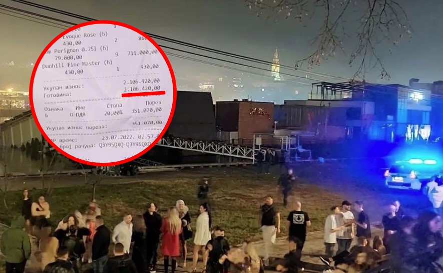 ZAVRTJEĆE VAM SE U GLAVI! Samo za jednim stolom na splavu Fristajler popili i popušili više od 35.000 KM! (FOTO)