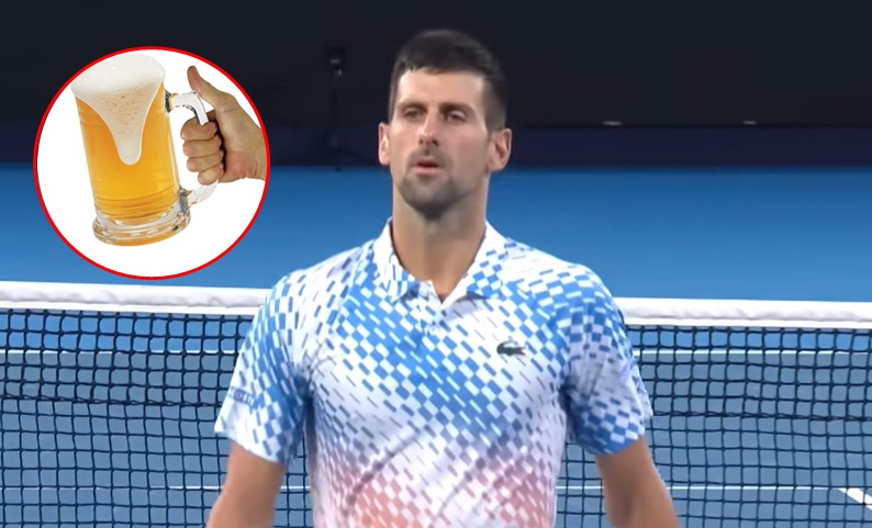 NOVAK JE NAKON FINALA URADIO NEŠTO NEZAMISLIVO Đokovića su poslije pobjede natjerali da popije pivo, a onda je nastala priča za pamćenje (FOTO)