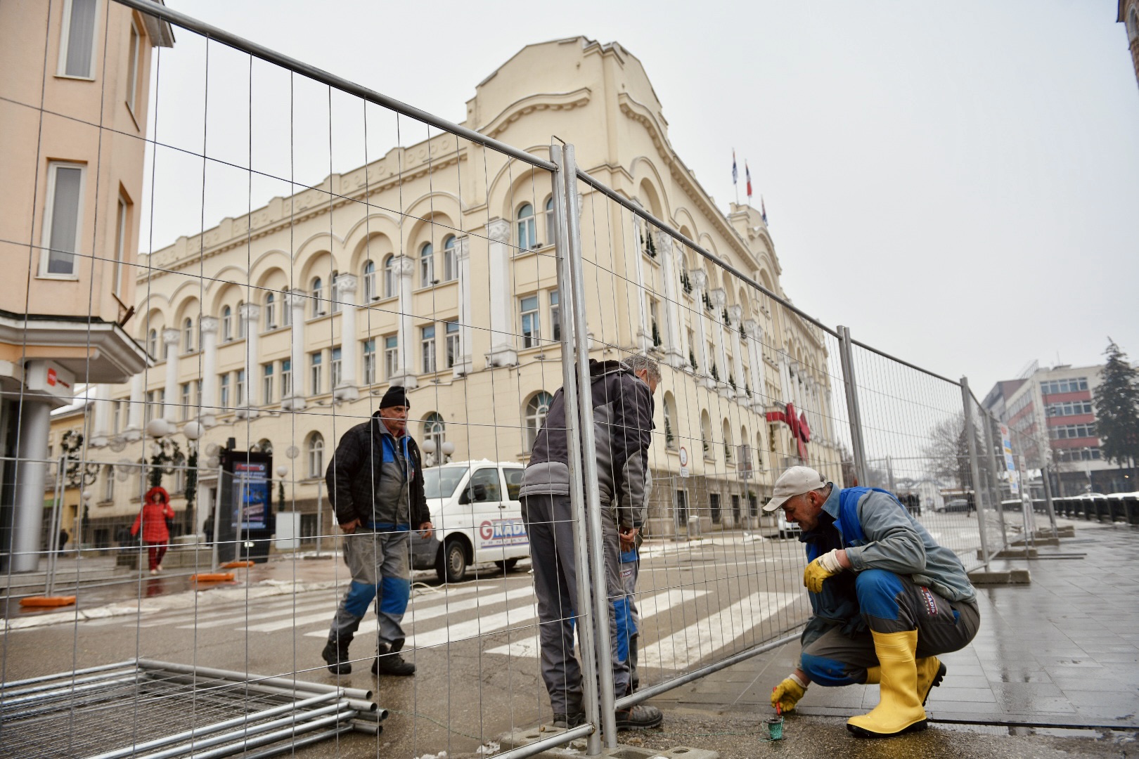 NOVINA U CENTRU BANJALUKE Počela izgradnja pješačke platforme
